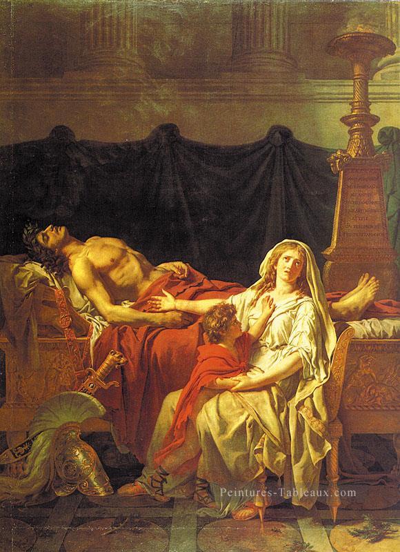 Andromaque deuil Hector cgf néoclassicisme Jacques Louis David Peintures à l'huile